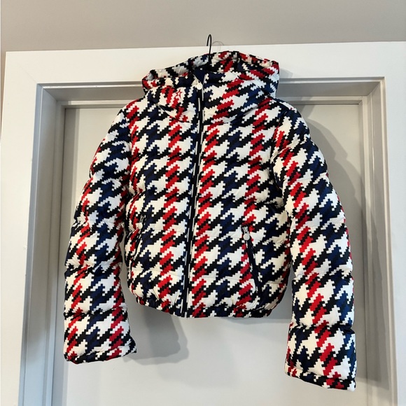 Perfect Moment  Polar Houndstooth Down Puffer Jacket - Picture 3 of 5